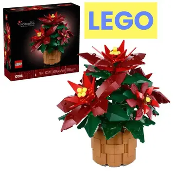 미사용 새상품 LEGO 레고 포인세티아 크리스마스 보타니컬 10370