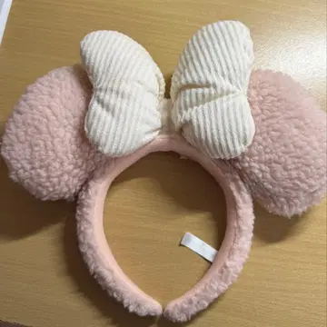 미니 보아 머리띠 (핑크)