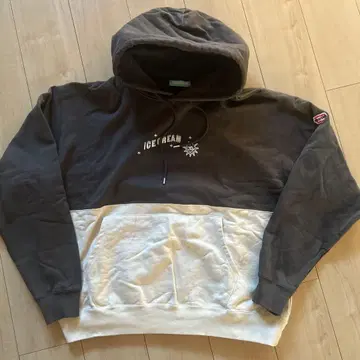 Ice Cream JP EXCLUSIVE 후드티 다크 그레이/화이트