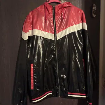 후드 부착 나일론 자켓 L 사이즈