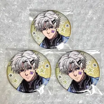 사카모토 데이즈 슬라 데코라 글리터 캔뱃지 세트