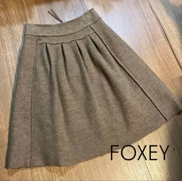[ FOXEY ] 폭시 스커트 울 100% 사이즈 38