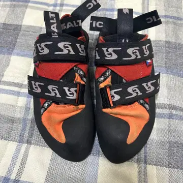 SALTIC 클라이밍 신발 오렌지/블랙