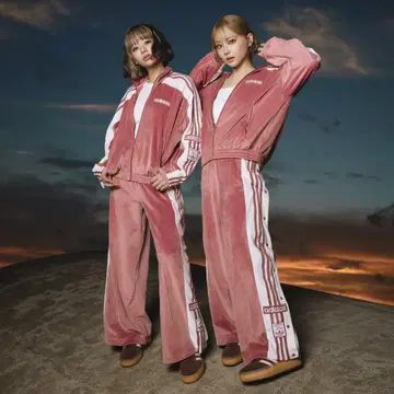 adidas W ADIBREAK VELOUR TT TP 핑크