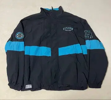 VISION STREET WEAR 빈티지 와펜 나일론 블루종