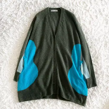 캐시미어 100 츠모리치사토 루즈핏 니트 가디건