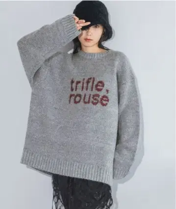 JEANASIS 5G float 로고 BIG 풀오버 [ 그레이 계열