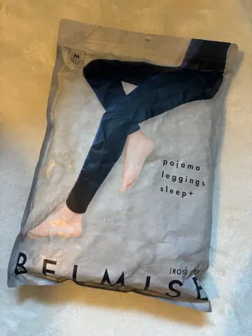 BELMISE 파자마 레깅스 M 사이즈 로얄 네이비