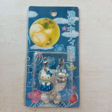 이케부쿠로 키티 이야기 헬로키티 지퍼 마스코트 2001년