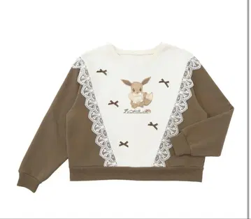 포켓몬 센터 이브이 컬렉션 맨투맨 이브이 긴팔 Eevee