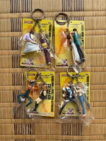 루팡 3세 키링 전 4개 세트