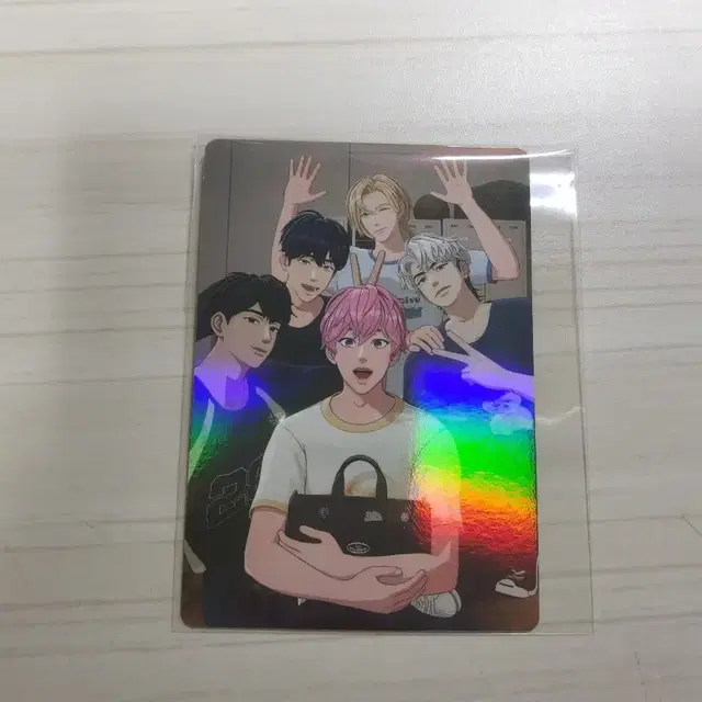 플레이브 아뵹 응원봉 가방 빅포카 홀로그램