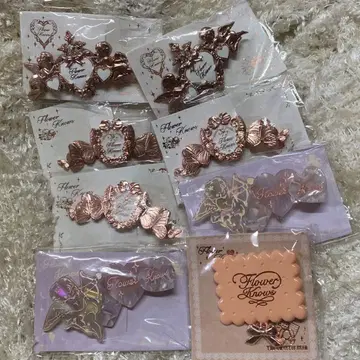 [ 새상품 ] Flower knows 헤어 클립 8세트