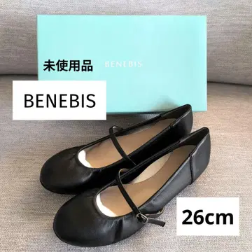 BENEBIS 로우힐 펌프스 26cm 블랙