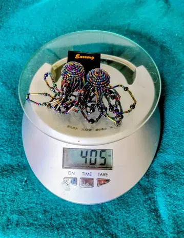 다색 해파리 디자인 귀찌