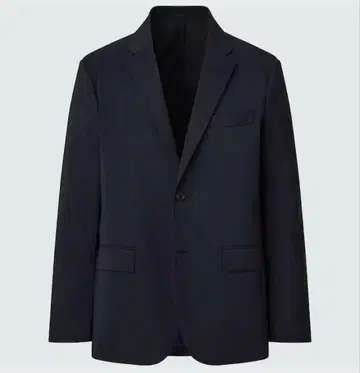 새상품급 유니클로 감동 자켓 (울 라이크) 네이비 L