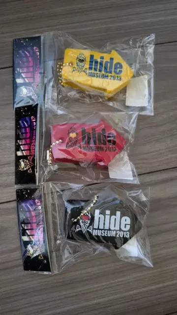 XJAPAN hide MUSEUM 2013 플로팅 키링 3종