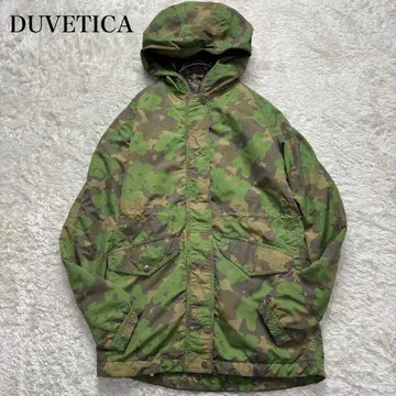 듀베티카 뮤베르 콜라보 다운 자켓 꽃무늬 카모플라주 40