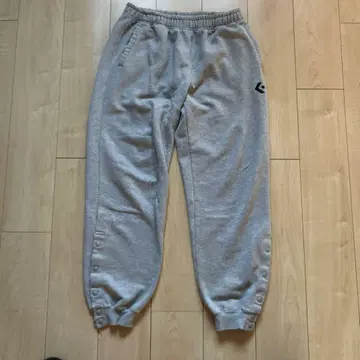 그레이 스웨트 팬츠 끈 없음