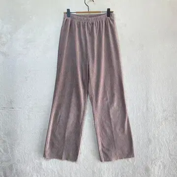 Discoat/와이드 팬츠/L/허리밴딩 코듀로이 가을/겨울