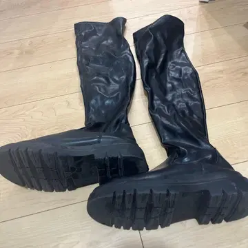블랙 롱 부츠