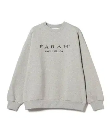 FARAH 로고 프린트 맨투맨