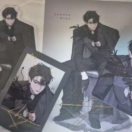 데못죽 대만 청려 세트 아크릴 특전 폴라 엽서 포카 스탠드