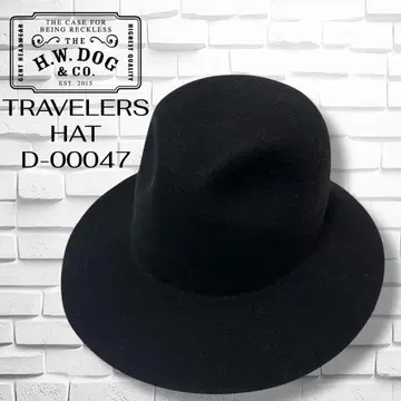 새상품급 THE H.W.DOG&CO. 도그앤코 트래블러스 햇 블랙