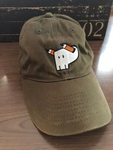 사탄 아르바이트 스컬 야구 모자