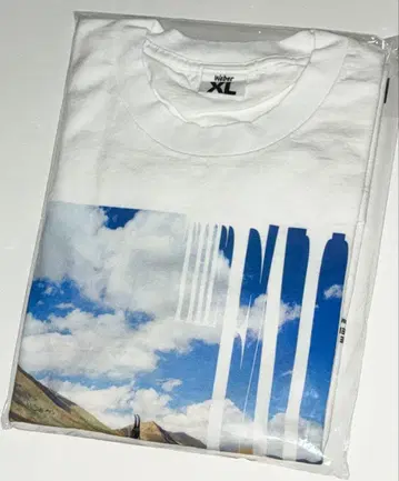 영화 낙하의 왕국 4K 재상영 weber 티셔츠 화이트 키 비주얼 XL