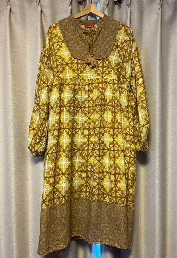 [차이하네] 인도 면 티브로 원피스 여성용 FREE SIZE