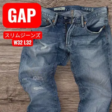 GAP 스트레이트 데님 1969 모델 라이트 블루 W32 L32
