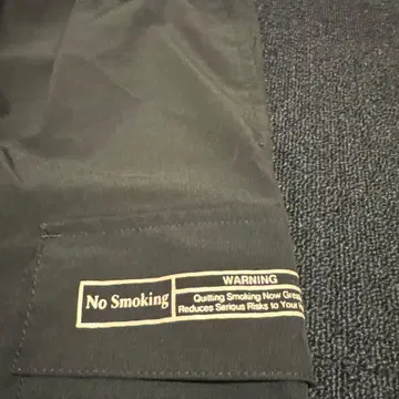 블랙 카고 팬츠 포켓 부착