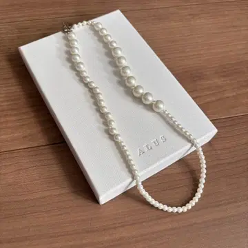 Gemma Alus 젬마알루스 화이트 펄 목걸이