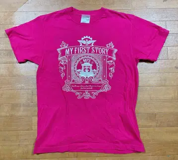 MY FIRST STORY 마이파스 핑크 티셔츠 M 사이즈