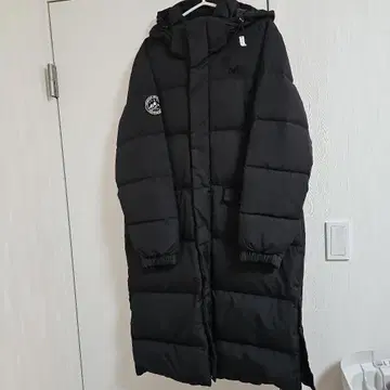 가격 인하 MILLET 블랙 다운 자켓 롱 기장 클리닝 완료
