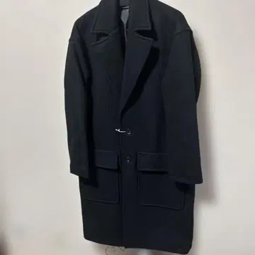 리드롬 블랙 에어 멜톤 오버 체스터 코트