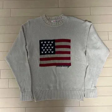 성조기 Disney Store 미키 코튼 니트 M