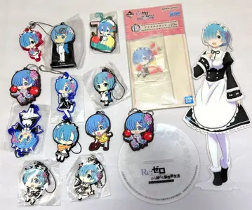 Re: 제로부터 시작하는 이세계 생활 렘 아크릴 스탠드 러버 키링