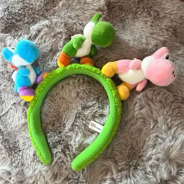 요시 머리띠 봉제 인형풍