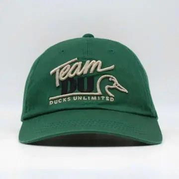 닥스 언리미티드 아웃도어 로고 자수 캡 그린 빈티지