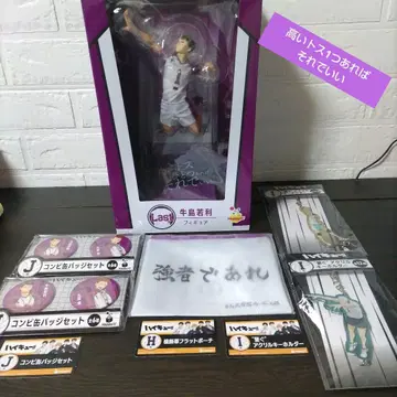 Happy 복권 하이큐!! 라스트상 우시지마 와카토시 피규어 외 5점