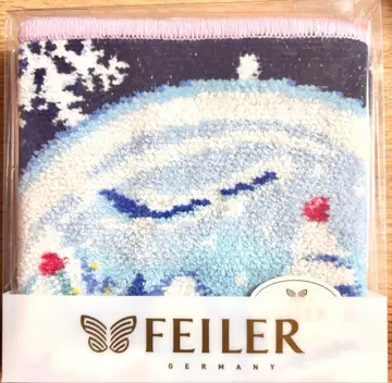 페일러 FEILER ANA 콜라보 크리스마스 테두리 핑크 1장