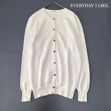 최근 에브리데이라이크 크루넥 가디건 캐시미어 혼방 양모