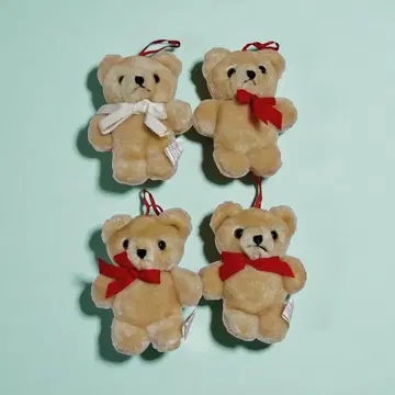 테디베어 오너먼트 4세트 크리스마스 장식
