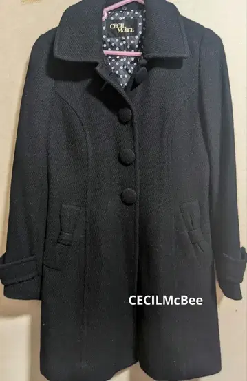 CECiL McBEE 블랙 코트 새상품급