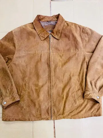 레어 XXL St.Johnsbay 가죽 블루종 자켓 빈티지