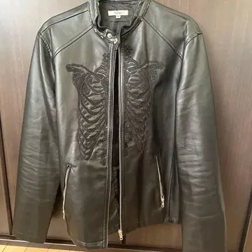 블랙 가죽 자켓