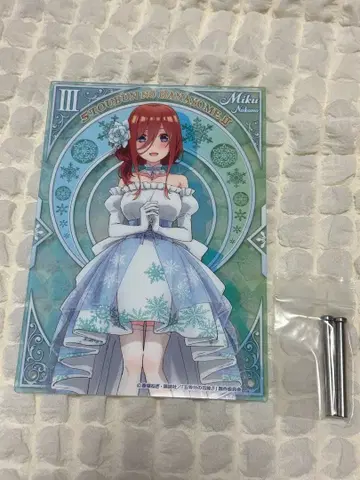 5등분의 신부 나카노 미쿠 아크릴 보드