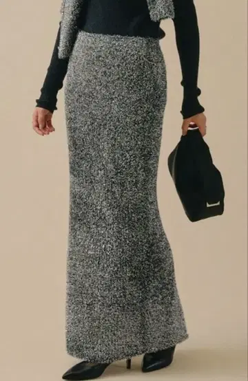 GALLARDAGALANTE 페더 라메 스커트